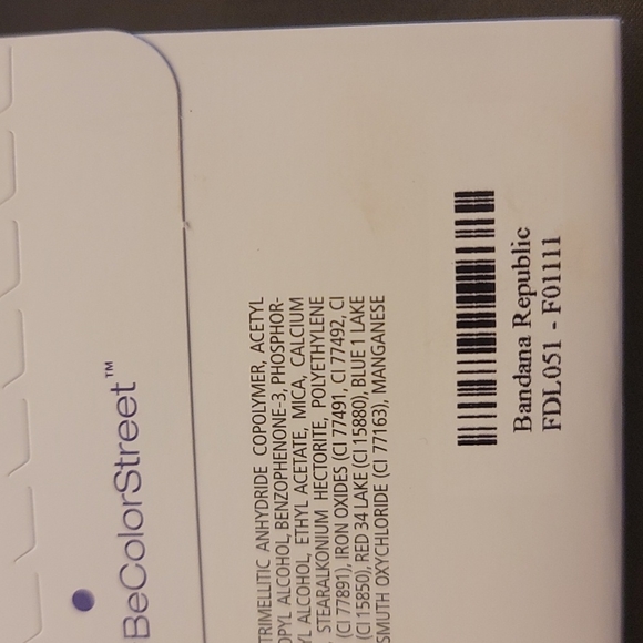 Color Street Bandana Republic nail set - Picture 4 of 4